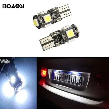 

BOAOSI 4x T10 W5W LED Car Canbus bulbs t10 socket lamp license plate light for Ford Fiesta MK4/Fiesta 6/Mondeo 2 3 Car Styling