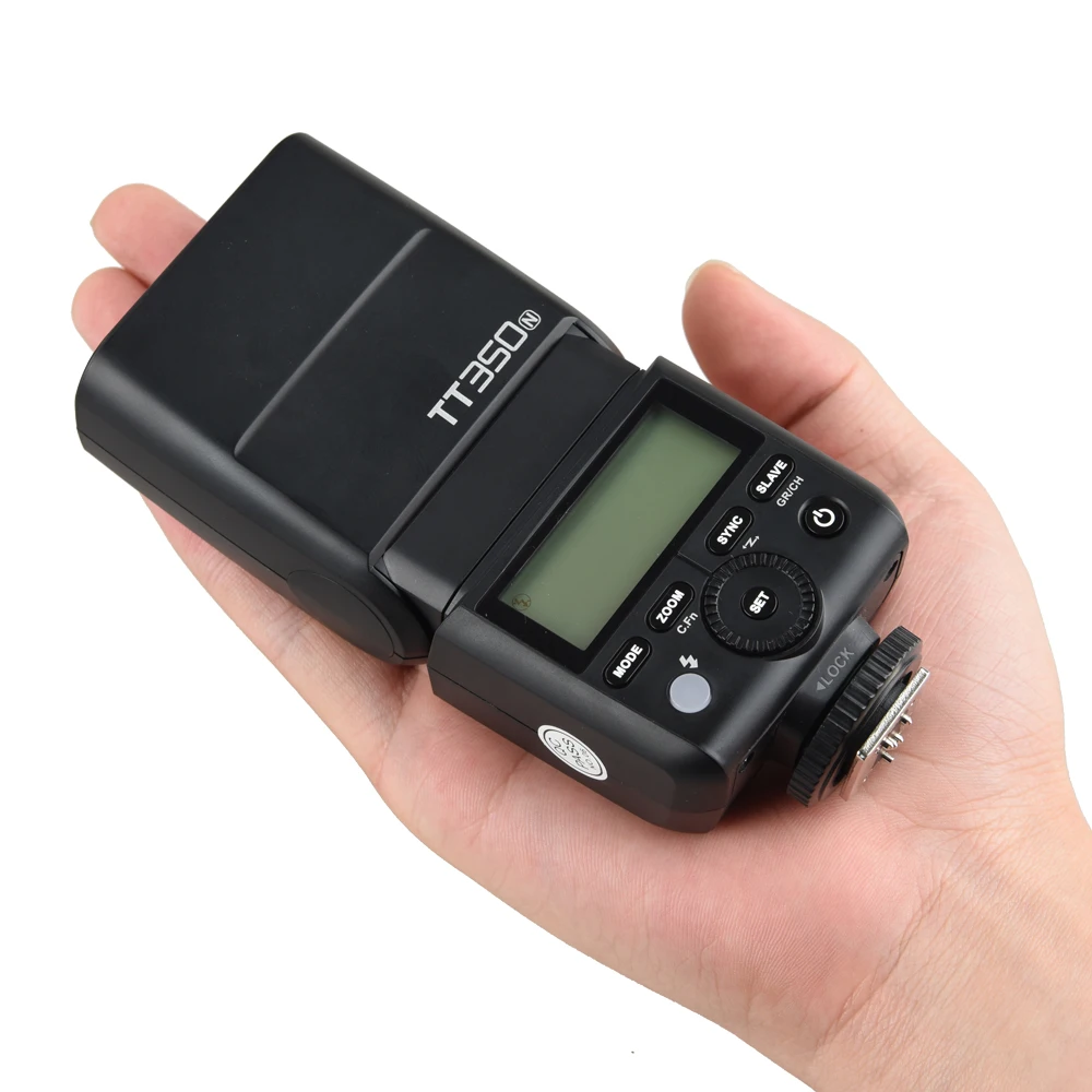 Godox Мини Вспышка i-ttl TT350N высокое DSRL FLASH Скорость 1/8000 s GN36+ 2,4G беспроводной Мощность триггер Xpro-N для Nikon Камера