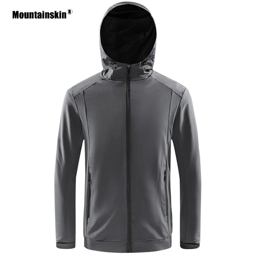 Mountainskin Мужская Весенняя уличная Ультралегкая эластичная походная куртка