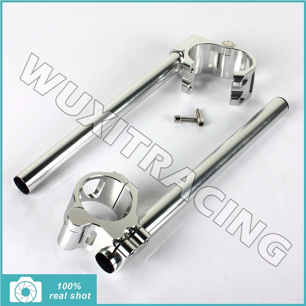

43MM Billet Split Clip On Ons Handlebars for HONDA CBR 600 F4/F4I 99-06 00 01 02 04 CBR 1100 XX CBR1100XX 97-03 VFR 750 R 88-90