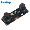 Двухканальный PS2 Стик для геймпада кнопочный модуль для Arduino PS2 джойстик электронный блокирующий ► Фото 3/5