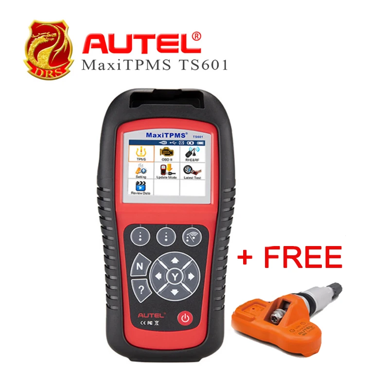 Autel MaxiTPMS TS601 OBDII Diagnostic Tool OBD2 Scanner TPMS Programmer Auto Code Reaser TPMS Monitor Tool 433MHz 315MHz Sensor