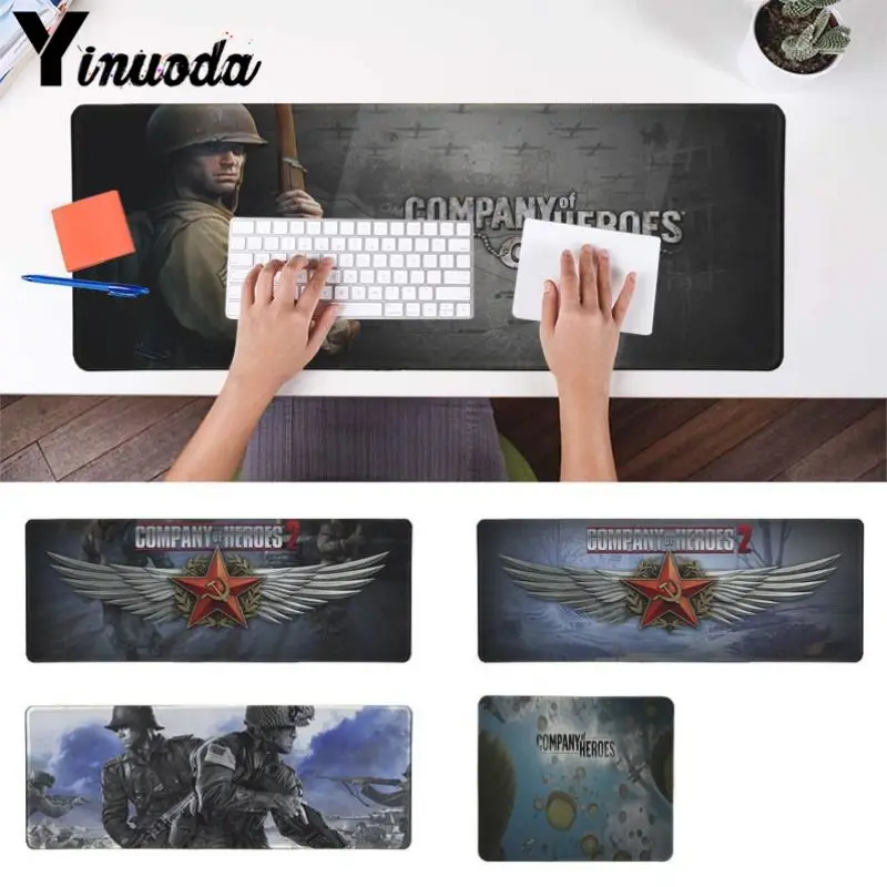 

Yinuoda Cool New Company Of Heroes 2 Silicone Pad to Mouse Game Size for 18x22cm 20x25cm 25x29cm 30x90cm 40x90cm