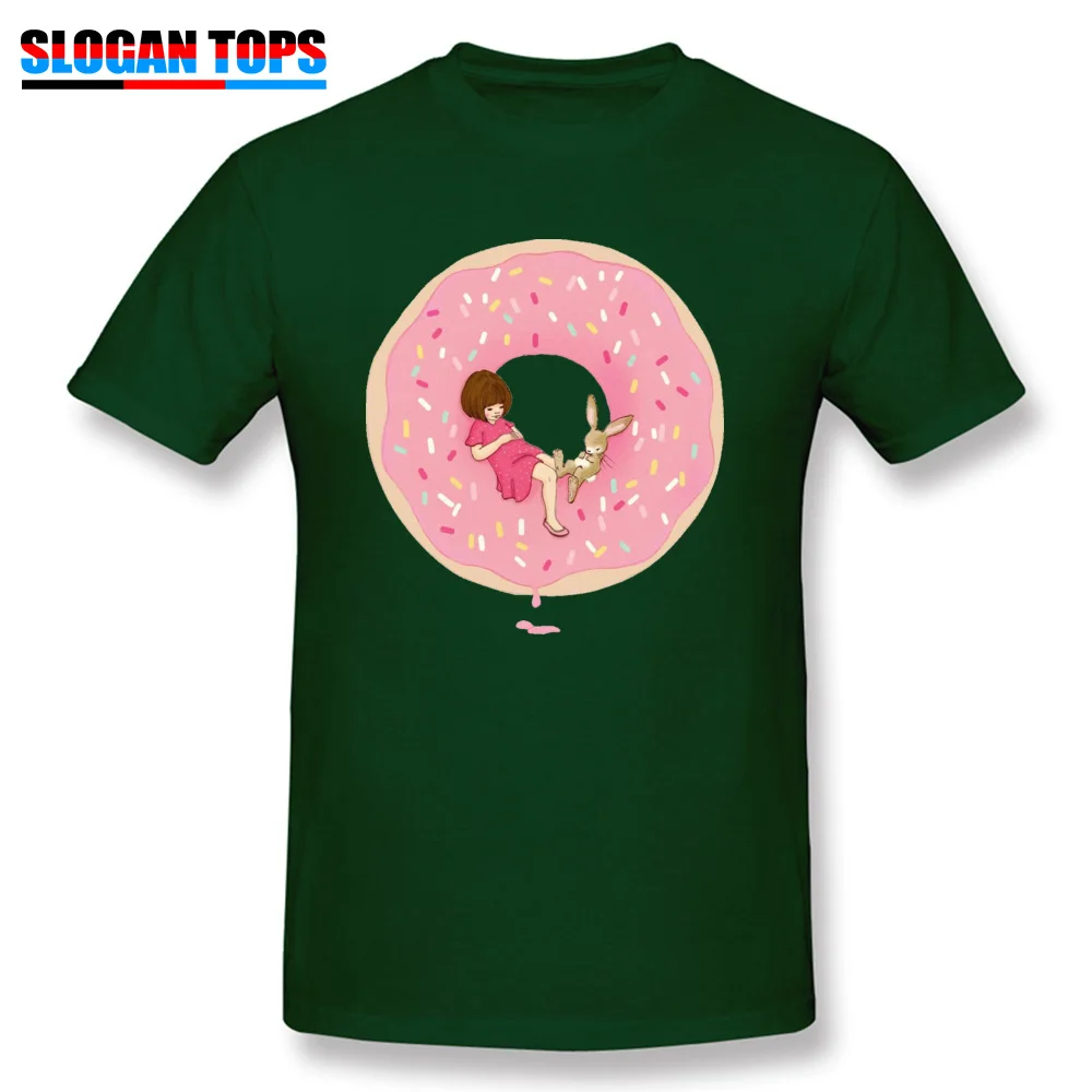 18912Ydonut Summer Autumn 100% Cotton O Neck Tops Shirts Short Sleeve Classic Sweatshirts 2018 New Fashionable T-Shirt 18912Ydonut dark