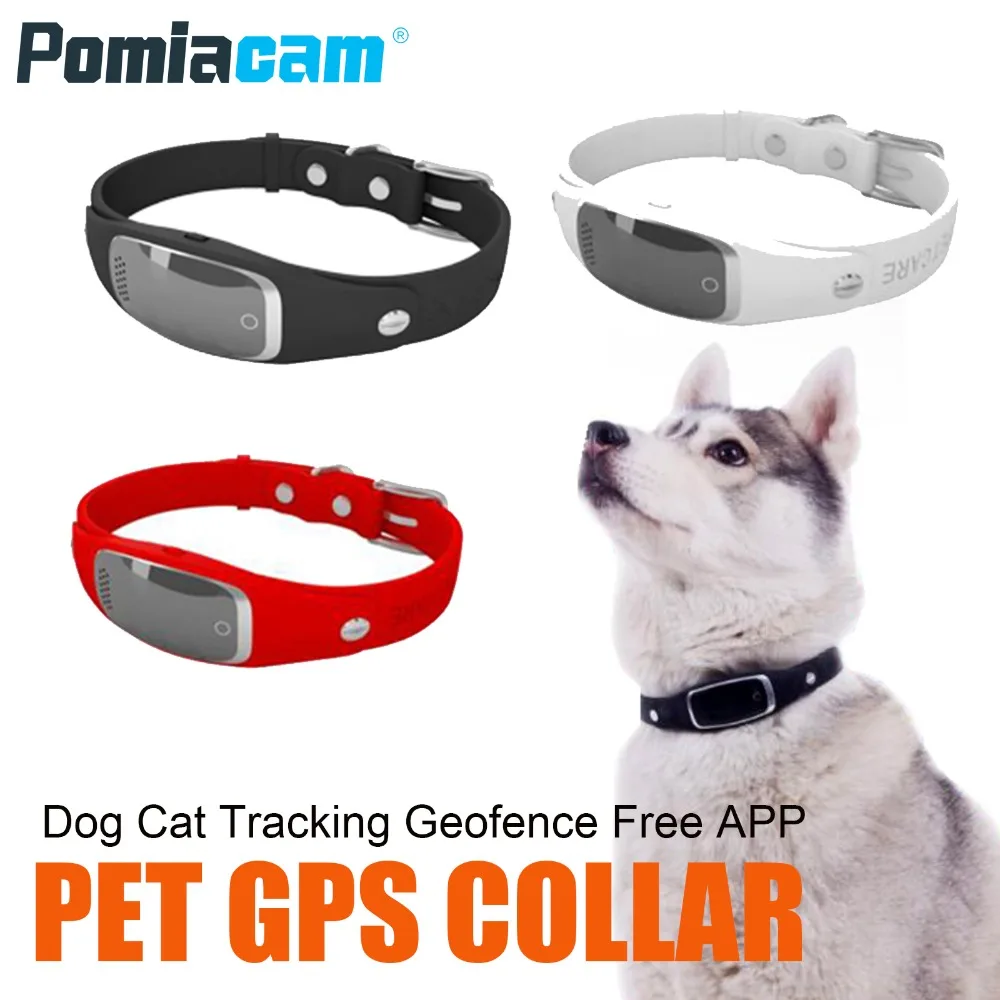 

S1 Pet GPS Collar Mini Waterproof Pets Collar GPS Tracker GPS+LBS+WIFI Locator Free APP for Dog Cat Tracking Geofence Walking