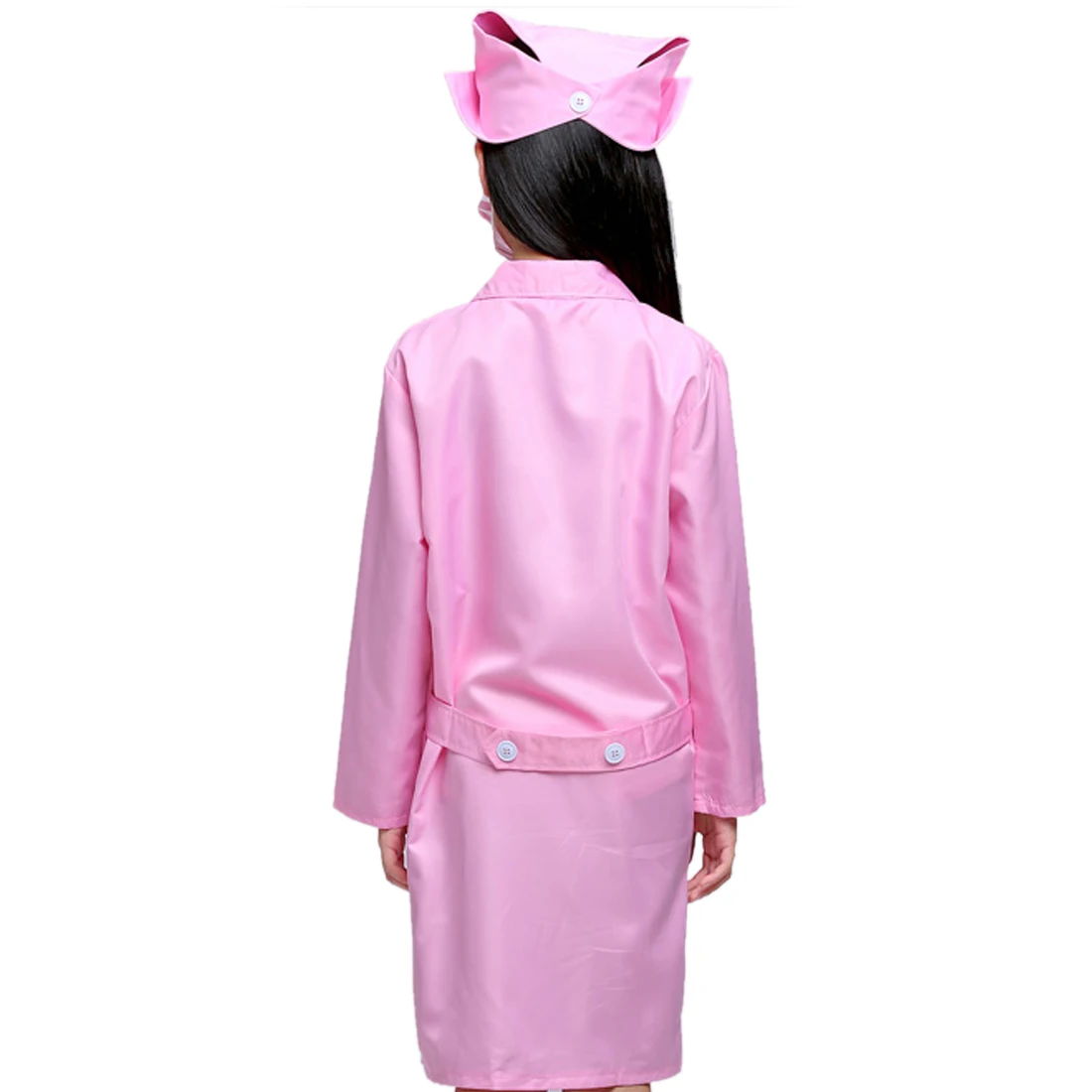 Crianças de Manga Longa de Médico + Cap Profissional para 90 Doctor Pretend Play Little Nurse Role Playing Traje - 110 130 cm 14 Brinquedos e hobbies