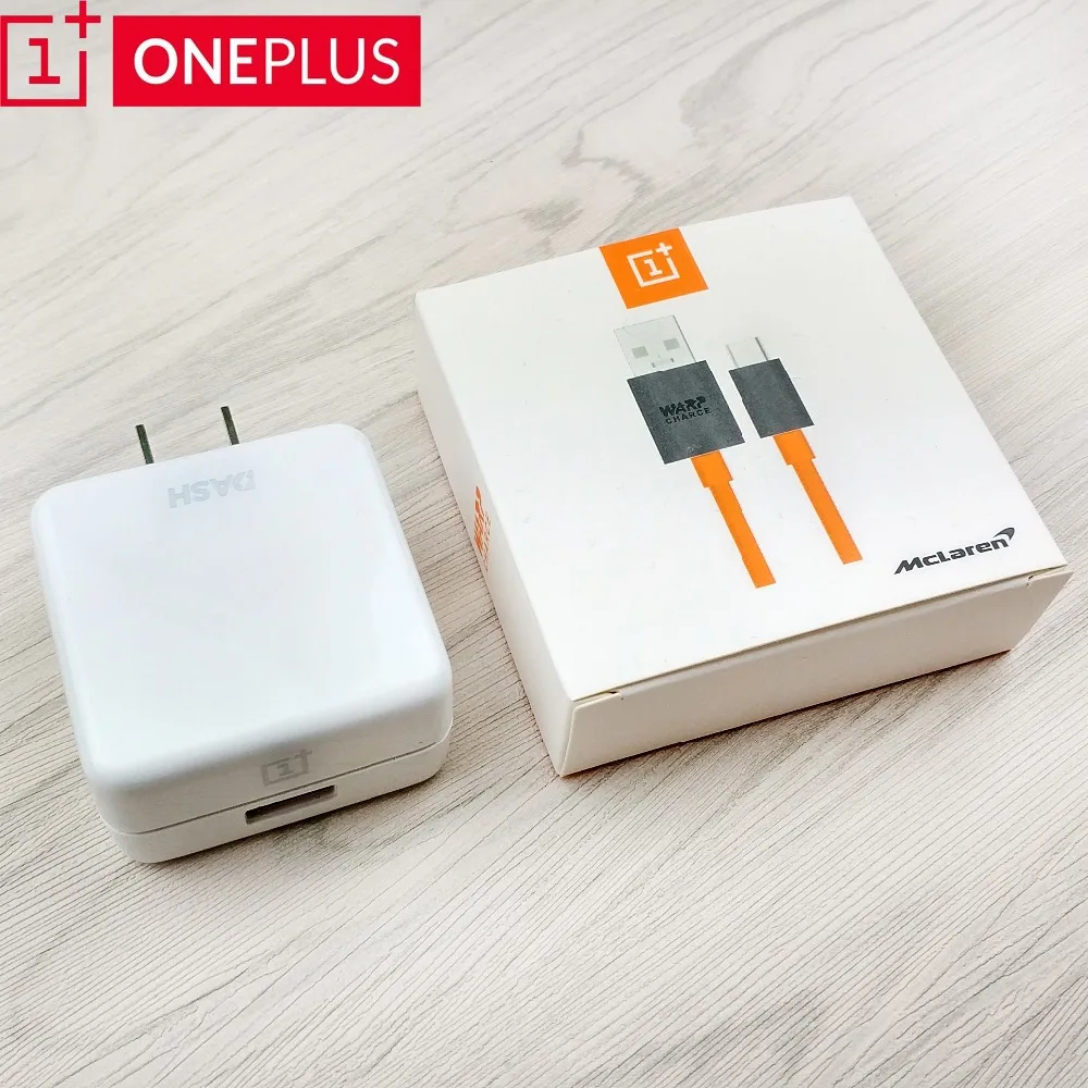 

Original Oneplus warp dash charger one plus 6T 6 US wall 4A Fast Charge power adapter Usb Type-c nylon Cable One plus 6T 6 5T 5