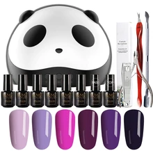 MIZHSE УФ-гель для ногтей сушилка Гибридный Lakiery Гель-лак для ногтей набор с базой и Топ Наборы для маникюра Инструменты для ногтей гель УФ-толкатор