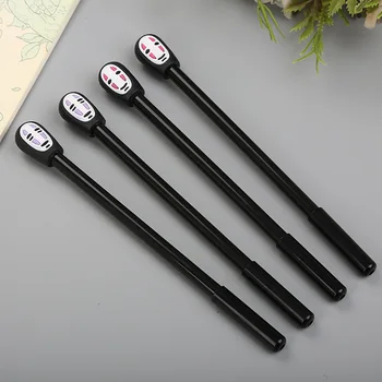 

1 PCs Creative Miyazaki Silica Gel Head Neutral Pen Cartoon Learning Stationery Faceless Man Waterborne Cute Mask Signature Pen