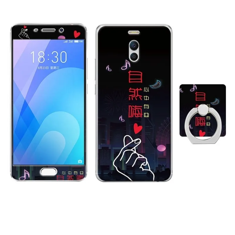 Meizu M6 note case cover glass screen protector  (24)