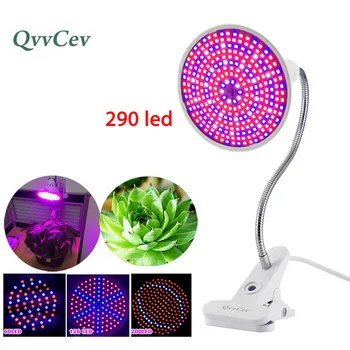 

60 126 200 290 Led Plant Grow Light bulbs for Flower Growing lamp Indoor greenhouse hydroponic Flexible Lamp Desk Holder Clip