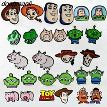 P1518 Dongman Alien милые серьги, ювелирные изделия для девочек, женщин, детей, подарок на день рождения, модные аксессуары