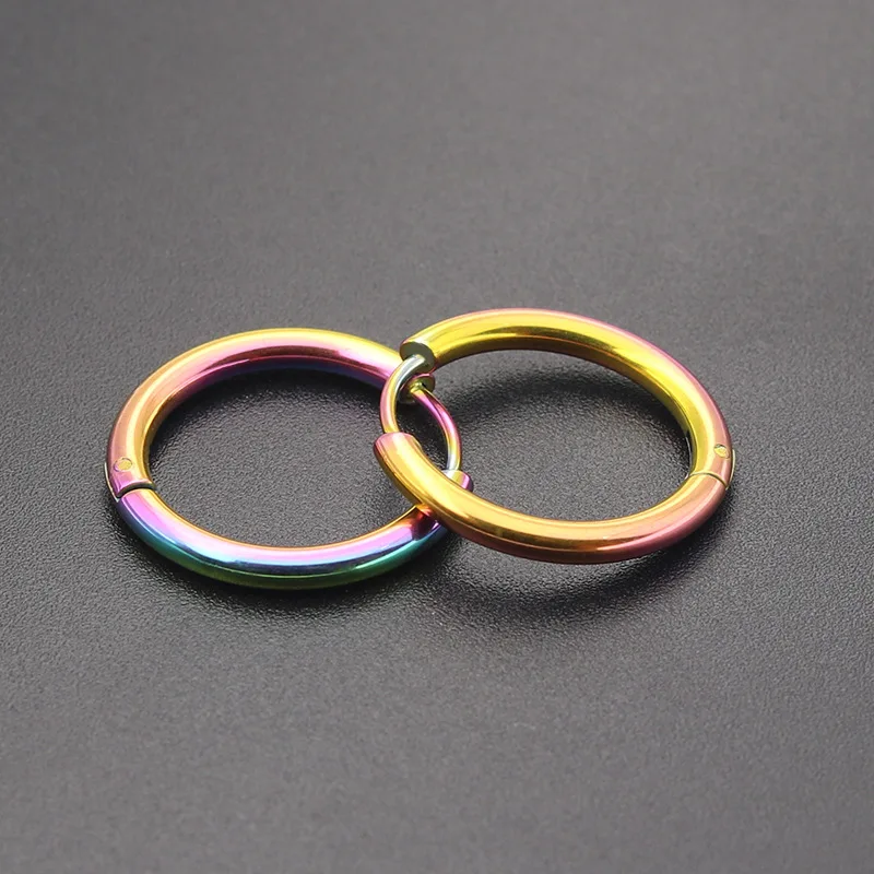 FairLadyHood ювелирные изделия Ширина 2 5 мм простой Летний стиль|circle hoop earrings|hoop