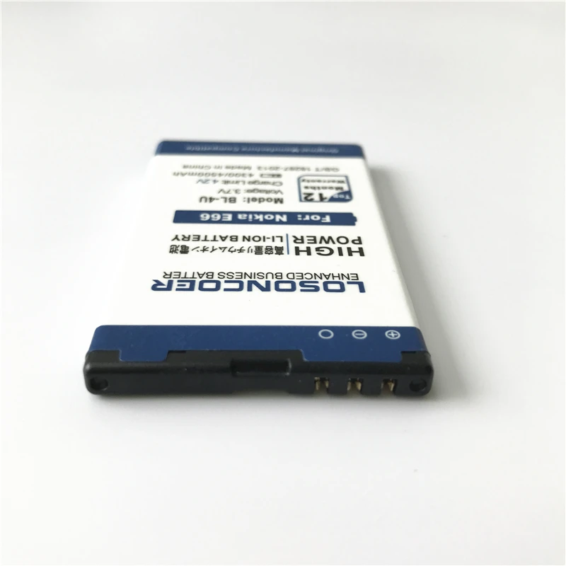 losoncoer 3900 мА/ч, BL-4U/BL 4U для Nokia E66 Батарея 3120C/6212C/8900/6600 S/E75/5730XM/5330XM/8800SA/8800CA