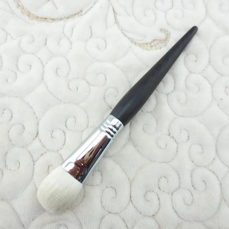 

G034 Professional Makeup Brush High Quality Goat Hair Ebony Handle Make Up Brushes Cosmetic Tool Single Foundation Brush