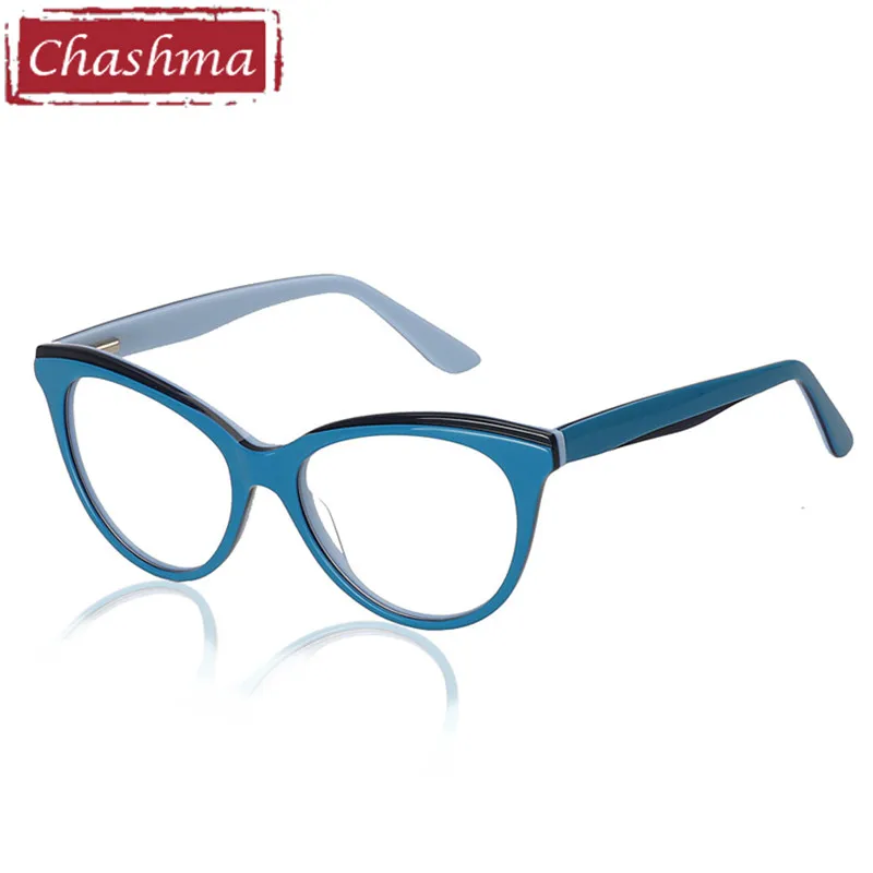 Женские очки из ацетатного материала Chashma брендовые модные трендовые для