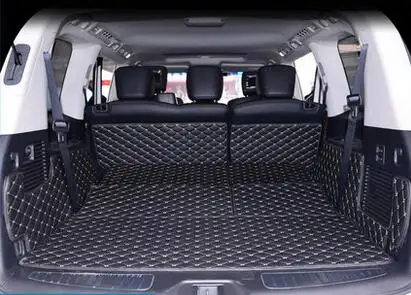 

High quality Special car trunk mats for Infiniti QX56 8seats 2015-2009 waterproof boot carpets cargo liner for QX56 2011 styling