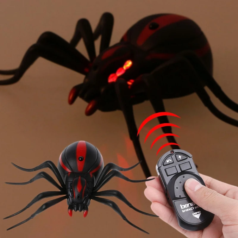 Пульт дистанционного управления Реалистичная подделка паук RC шалость насекомое страшилка игрушка