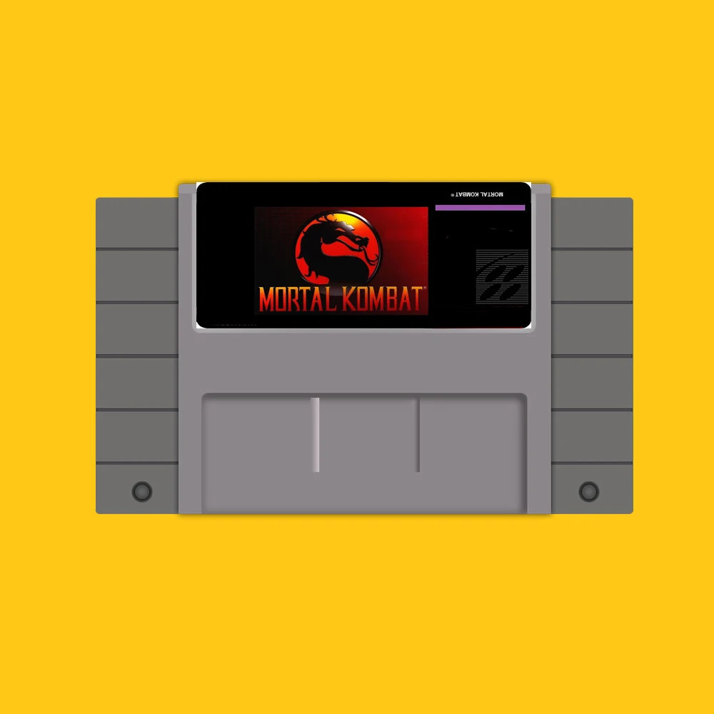 Горячий Mortal Kombat 46 Pin 16 бит NTSC игровой картридж | Электроника