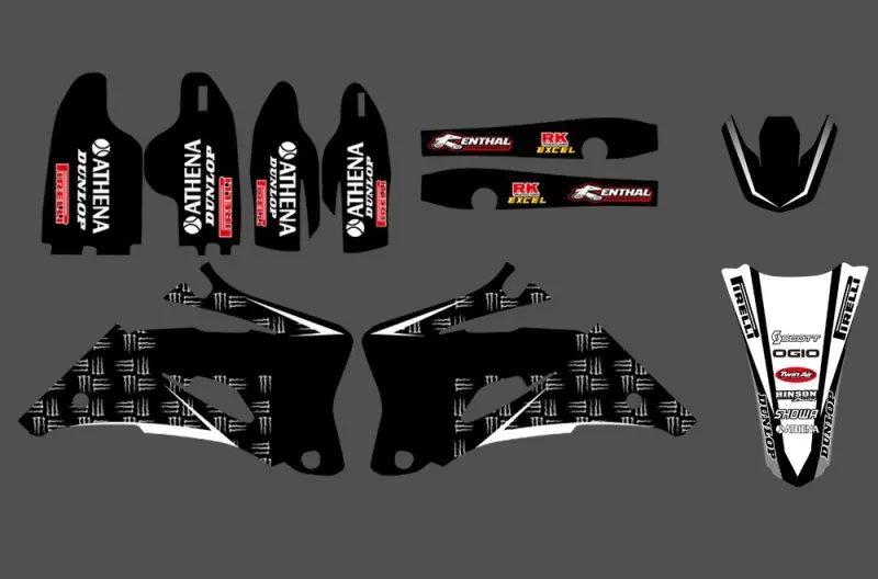 Графические и Фоновые наклейки наборы для Yamaha YZ250F YZ450F 2006 2007 2008 2009 YZ 250F 450F YZ250 YZ450