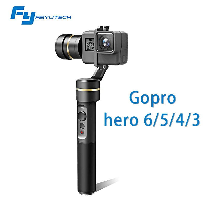 

FeiyuTech fy G5 Splashproof 3-axis Handheld Gimbal For GoPro HERO 6 5 4 3 3+ Xiaomi yi 4k SJ AEE Action Cameras Bluetooth APP