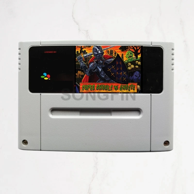 Картридж для игровой консоли Super Ghouls 'n Ghost 16 бит 46 пин | Электроника