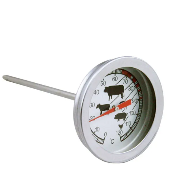 1 Pcs Cooking Barbecue Probe Thermometer Food Meat Gauge 120 Degree