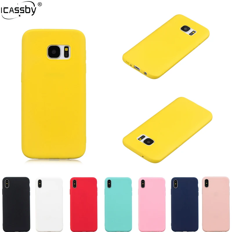 S7 Edge Rubber Cover | Tpu Samsung Galaxy S7 Case | Silicone Back Cover - Mobile Phone Cases Covers - Aliexpress