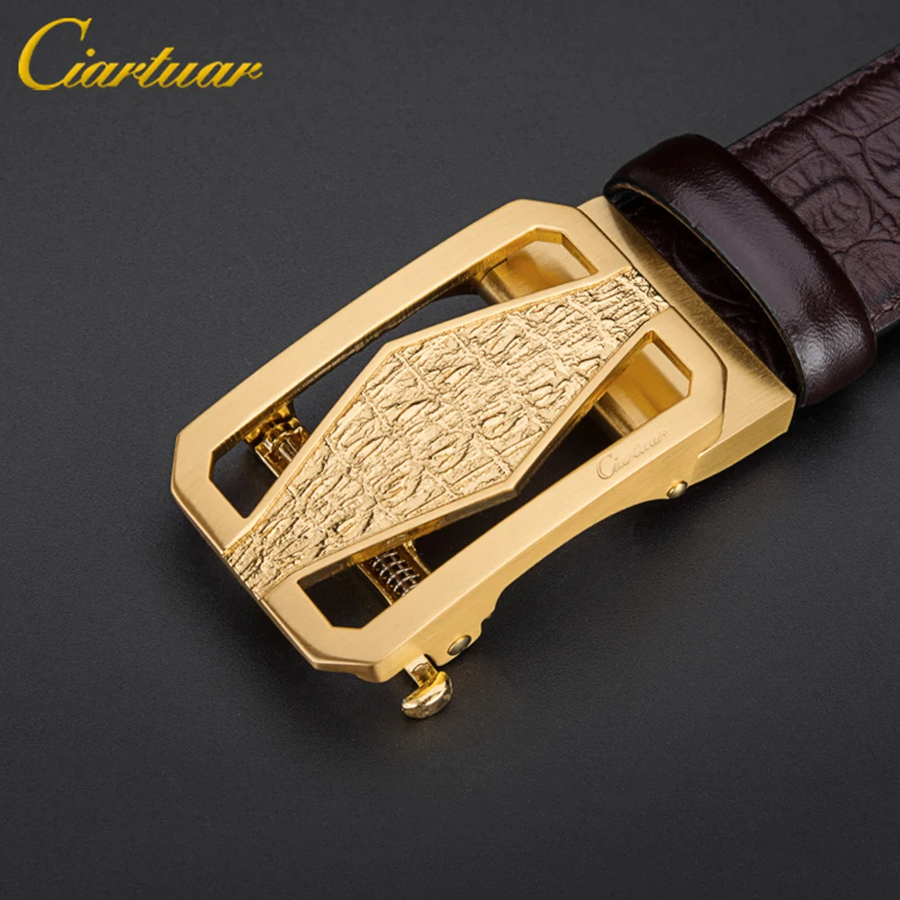 Ciartuar Leather Belts for Men High Quality Genuine Leather Belt Male ...