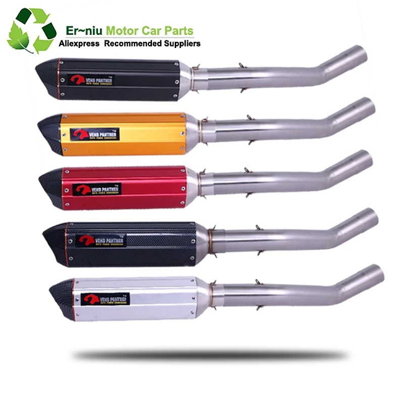 

Exhaust Escape Full System Slip-On For KAWASAKI ZX10R ZX-10R with DB-KILLER Motorcycle Muffler 2008 to 2014