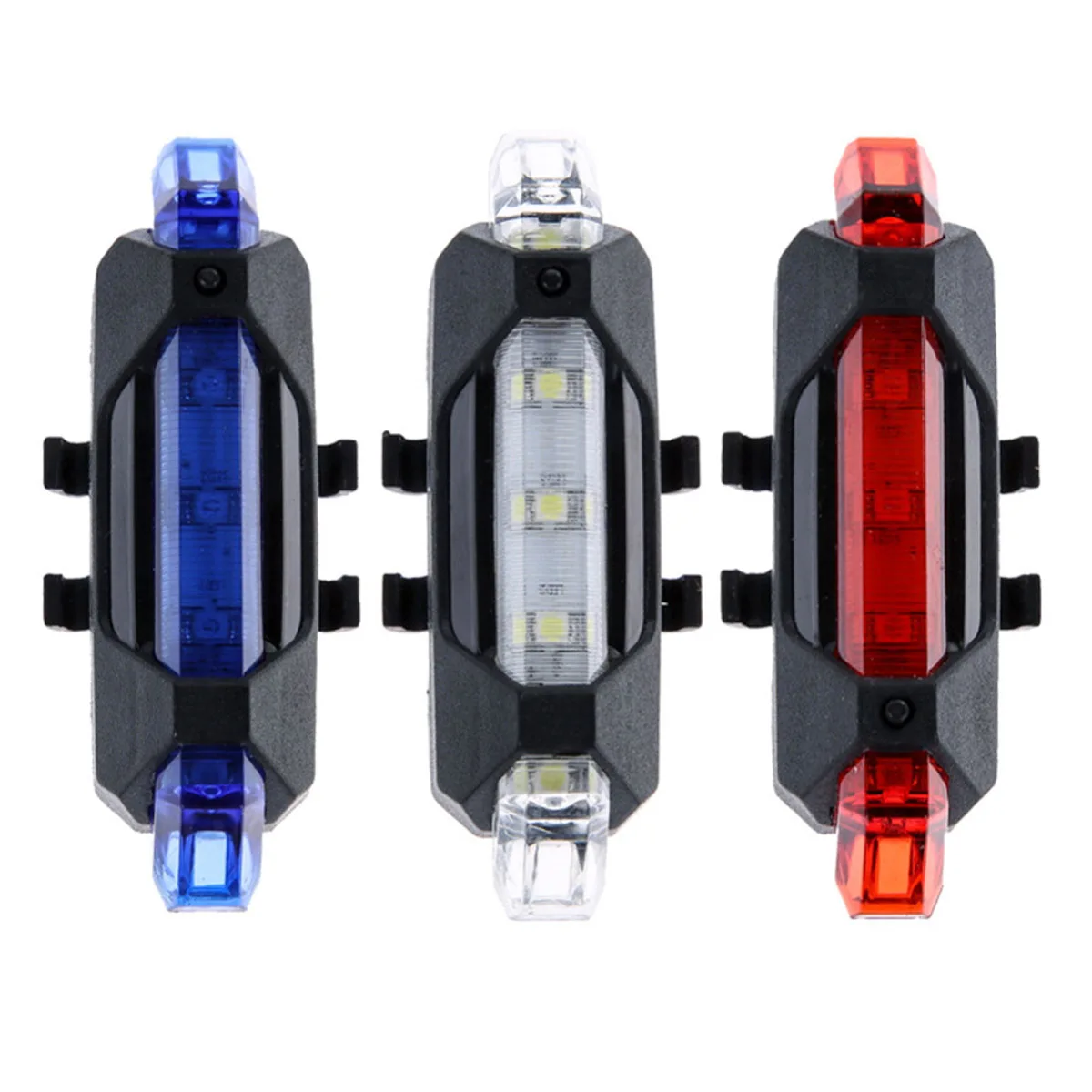 Super Bright LED USB Rechargeable Warning Bicycle Bike Cycling Tail Rear Light..
