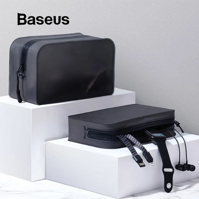 

Baseus Portable Digital Storage Bag for iPhone Samsung Xiaomi Zipper Organizer Case for USB Charger USB Cable Organizer