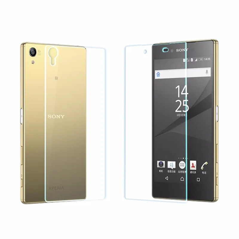 2 шт передняя+ задняя 9H Премиум Закаленное стекло крышка для sony Xperia Z Z1 Z2 Z3 Z4 Z5 Compact M4 M5 Aqua двойная защита экрана пленка