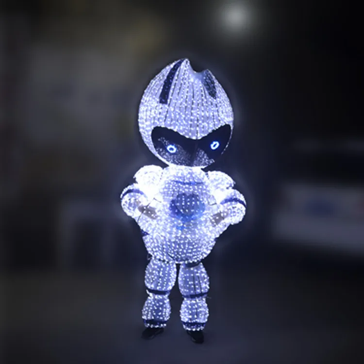 Luminous Boy Mascot Customization Activity Drainage of Brand Promotion Tour Performance