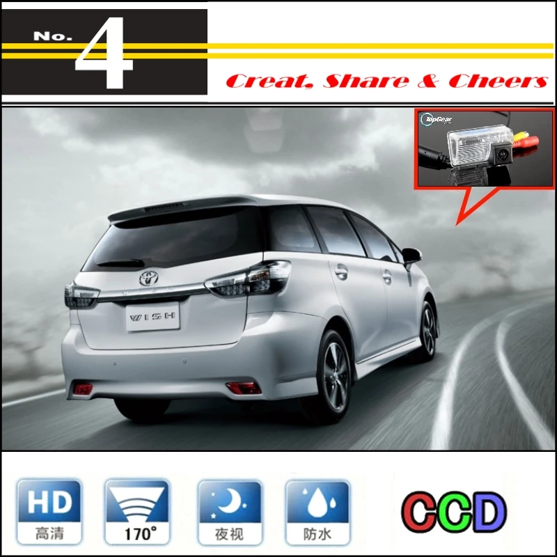 Автомобильная камера для TOYOTA Wish Высококачественная Водонепроницаемая резервная