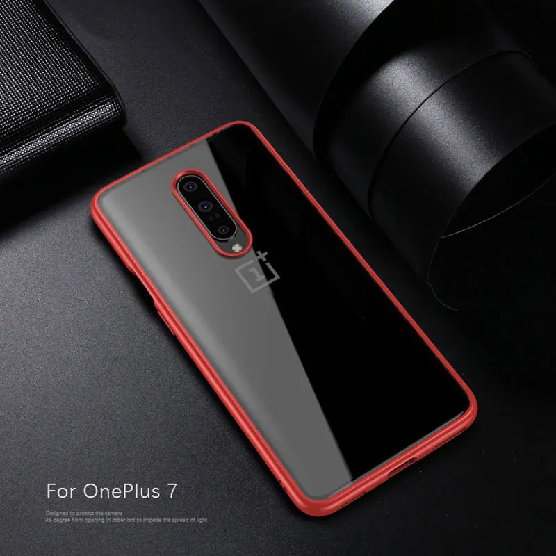 Прозрачный чехол для телефона oneplus 7 тонкий противоударный накладка 7t новый