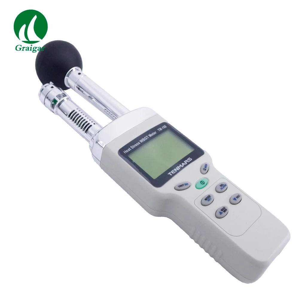 

TM-188 HEAT STRESS WBGT METER Temperature Humidity and Dew Point Tester