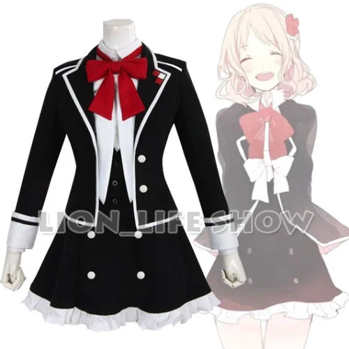 DIABOLIK LOVERS Yui Komori Uniforme Scolaire; костюм для косплея; 2 цвета