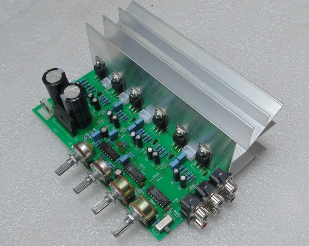 DIY 5.1 power amplifier board 6 channel amplifier TDA2006 ...