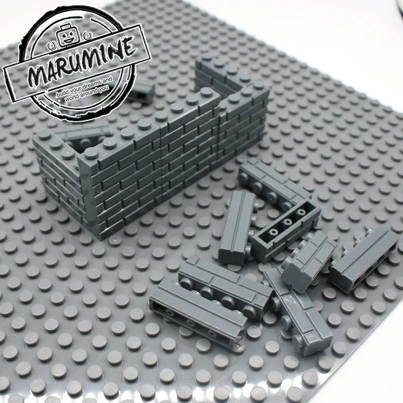 150pcs MARUMINE City Part 1x4 Dots кирпичи 15533 дома стены строительные блоки Совместимость обучения Классический DIY MOC Обучающие игрушки набор - Цвет: 150pcs