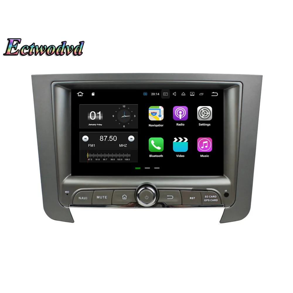 Cheap Ectwodvd Octa Core 4G RAM 64G ROM Android 9.0 Car Multimedia DVD Player GPS HeadUnit For SsangYong Rexton 2014 13