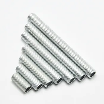 

M10 Lamp Screw Bolts 10mm Diameter Tooth Tubes Zinc Alloy 20/30/50/100mm Length Lighting Male Thread Tooth Tube 60PCS/Lot