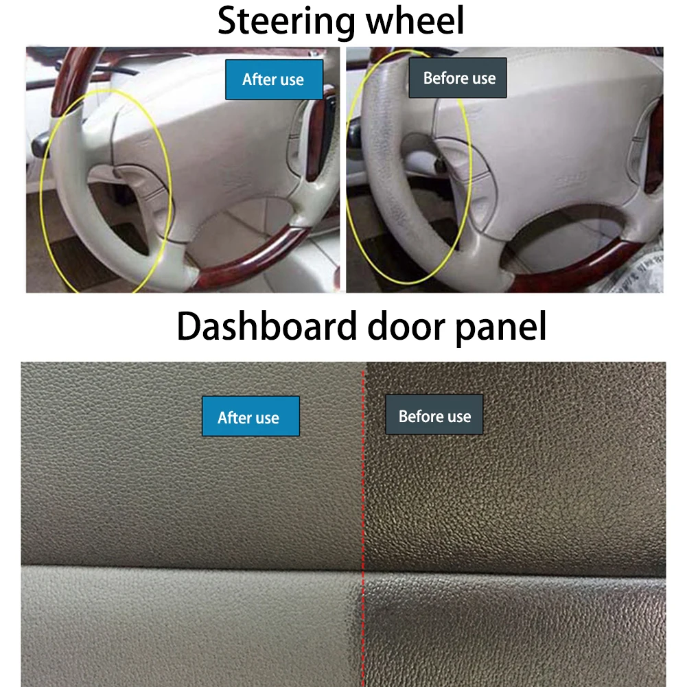 Очиститель для салона автомобиля, очиститель для салона, очиститель для поверхностей автомобиля, очиститель пластмассы с полотенцем, уход за кожей автомобиля