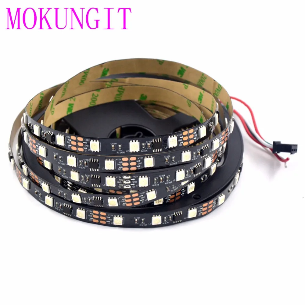 Mokungit 100 м 20x5 м WS2811 48 Светодиодный s/M чудесный необычный цветной 5050 RGB доступный светодиодный гибкий свет 12 В IP30 не водонепроницаемый