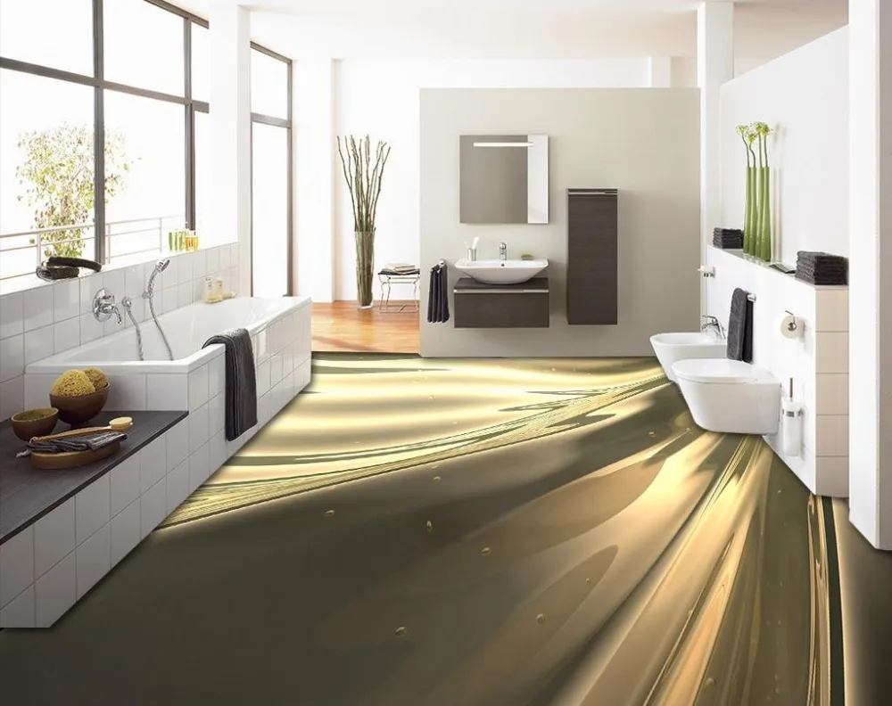 

Creative 3d floor printing cool creative dreamy waterproof wallpaper custom 3d floor tile plastic flooring