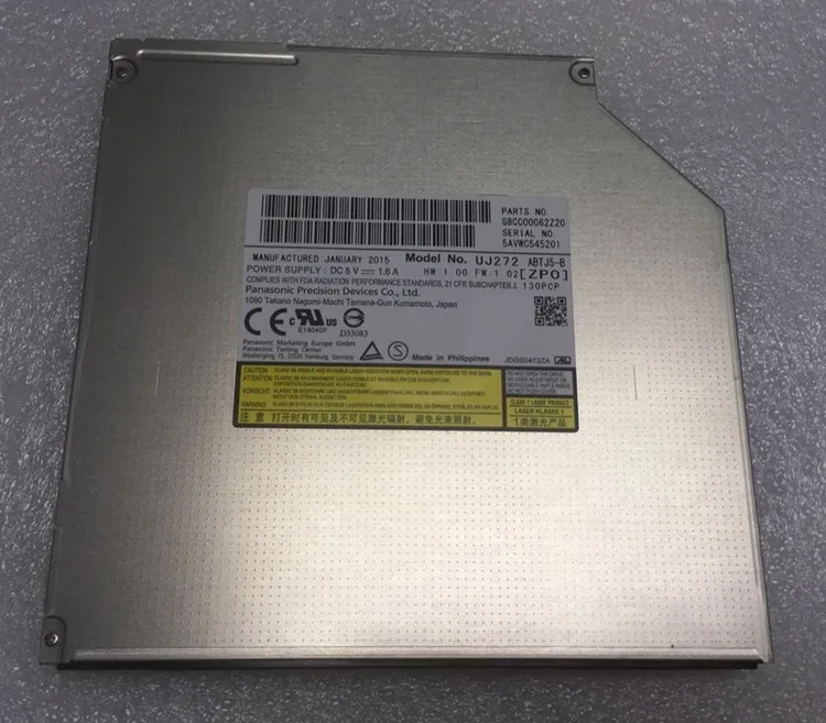 UJ272 UJ-272 горящий ноутбук со встроенной поддержкой BDRE 25g 50g до 100g Blu-Ray диск воспроизведения и записи
