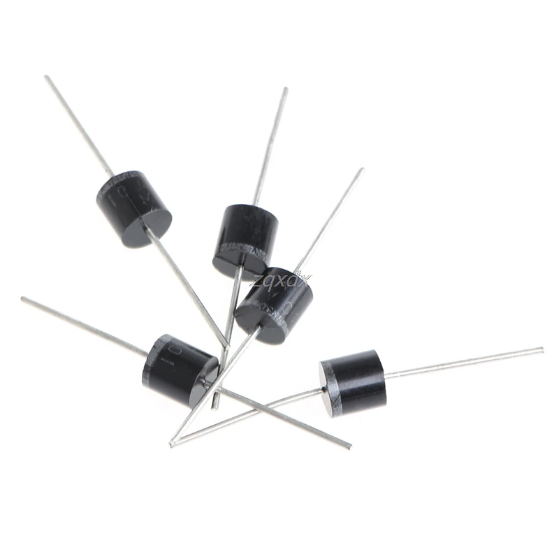 5Pcs 10A10 10 Amp 1000V 10A 1KV Axial Rectifier Diode &