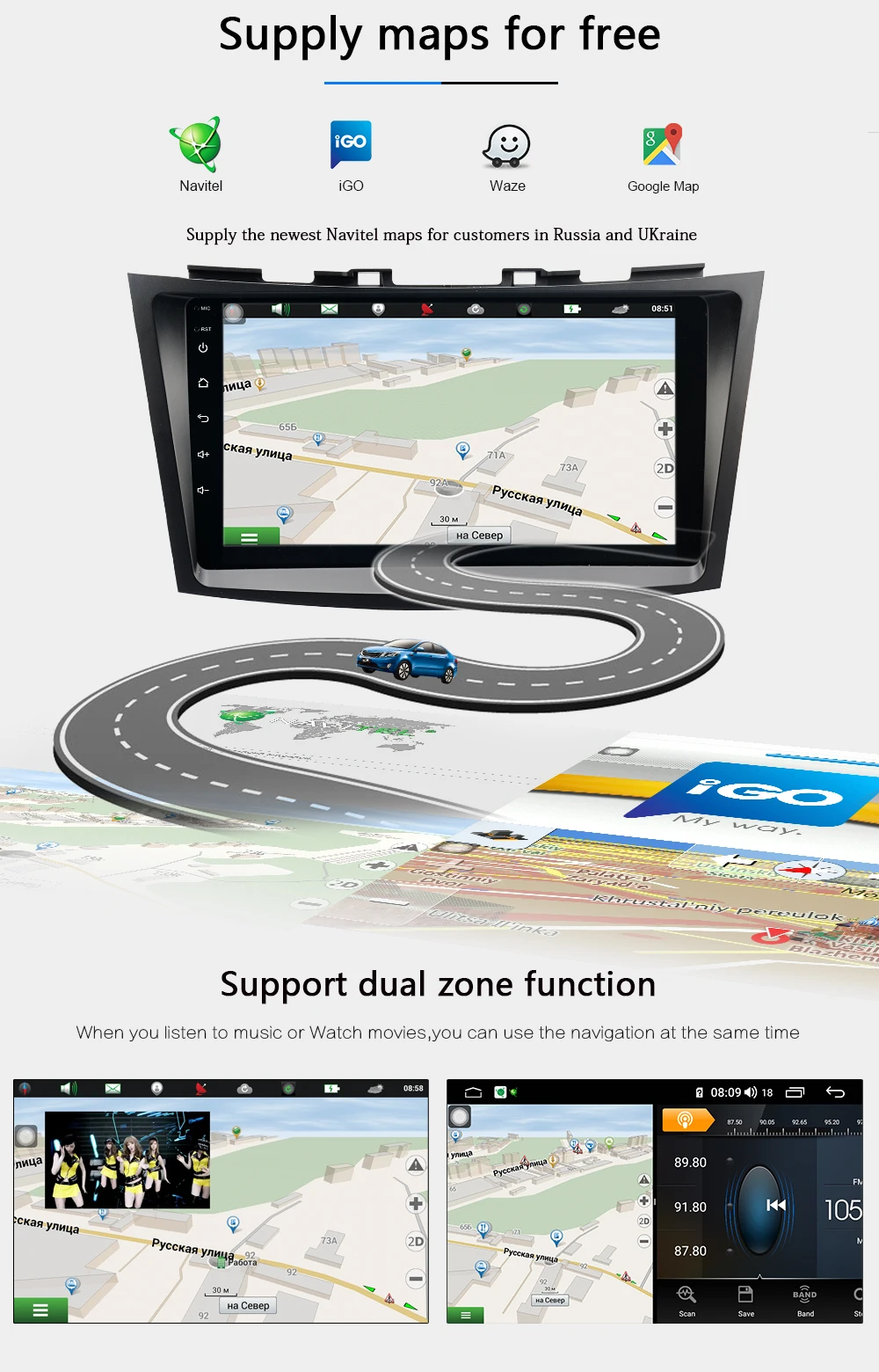 Sale Funrover android 9.0 4G+64G Car dvd for Suzuki Swift 2011 2012 2013 2014 2015 car radio audio video gps stereo DSP 2.5D RDS BT 7