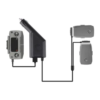 

3 in 1 Adapter Car Charger Connector Intelligent Multi Battery Charging Hub for DJI Mavic 2 Pro/Zoom RC Quadcopter Camera Drone