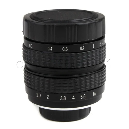 

35mm f1.7 C mount CCTV Lens for olympus M4/3 E-P1 E-PL1 G1 GF1 GH1 EPM1 OM-D EM5 EM10 & For sony NEX-3 NEX-5 NEX-7 A6300 A6500